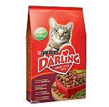 Картинка Сухой корм для кошек Darling с мясом и овощами (10 кг)