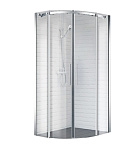 Картинка Душевой уголок BelBagno Acqua-R-2-100-C-Cr (прозрачное стекло)