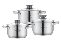 Картинка Набор кастрюль BOHMANN BH-0516