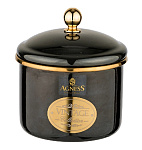 Картинка Емкость для хранения Agness 950-259 (черный металлик)