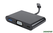 Картинка Адаптер Cablexpert A-CM-VGA3in1-01