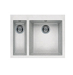 Картинка Кухонная мойка Elleci Quadra 150 Bianco Pietra G52