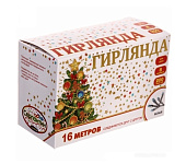 Картинка Гирлянда Серпантин 16 м лампы LED белый
