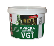 Картинка Краска VGT Для наружн/внутр. работ Моющаяся ВД-АК-1180 3 кг (белоснежный)