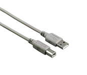 Картинка Кабель Hama USB 2.0 A-B (1.5 м) (53722)