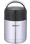 Картинка Термос для еды KINGHoff KH-4374 0.65л (серебристый/черный)