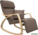 Кресло-качалка Calviano Comfort 1 (коричневый)