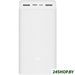 Картинка Портативное зарядное устройство Xiaomi Mi Power Bank 3 PB3018ZM 30000mAh (белый)