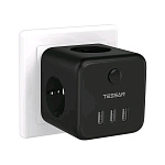 Картинка Сетевой фильтр Tessan TS-301-DE (черный)
