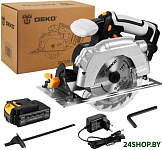 Картинка Дисковая (циркулярная) пила Deko DKCS20 Laser 063-4205 (с 1-им АКБ)
