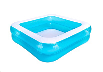 Картинка Надувной бассейн Jilong Mosaic Square 2-Ring Pool JL51005 (145x145x45)