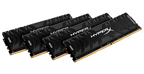 Картинка Оперативная память HyperX Predator 4x16GB DDR4 PC4-28800 HX436C17PB3K4/64
