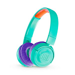 Картинка Наушники с микрофоном JBL JR300BT (бирюзовый)