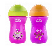 Картинка Чашка-поильник Chicco Easy Cup (розовый)
