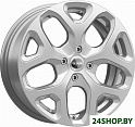 Литые диски K&K КС869 16x6.5" 4x100мм DIA 60.1мм ET 43мм Сильвер
