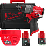 M12 FUEL M12FDD2-202X 4933479873 (с 2-мя АКБ 2 Ач, кейс)