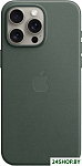 MagSafe FineWoven Case для iPhone 15 Pro Max (зеленый)