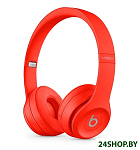 Картинка Наушники Beats Solo3 Wireless коллекция Icon (красный цитрус)