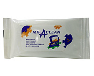 Картинка Влажные чистящие салфетки для компьютеров и оргтехники MIRACLEAN MV 24114 (15шт)