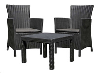 Картинка Комплект садовой мебели Keter Rosario Balcony Set 216777 (графитовый)