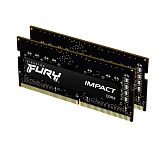Картинка Оперативная память Kingston FURY Impact 2x32GB DDR4 SODIMM PC4-21300 KF426S16IBK2/64