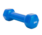 Картинка Гантель обрезиненная BRADEX SF 0162 (2 кг, синий)
