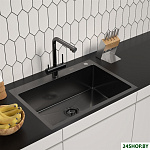 ECO AR 700*500 BLACK PVD NANO DECOR VOLCANIC ROCK
