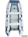 Картинка Надувная лодка Polar Bird Merlin PB-320M ПБ26 стеклокомпозит (серый/белый)