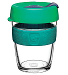 Картинка Многоразовый стакан KeepCup Longplay Brew M Floret 340мл (зеленый)