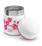 Картинка Термос для еды Monbento MB Capsule blossom 25024002 280 мл (белый/розовый)