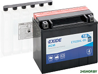 Картинка Мотоциклетный аккумулятор Exide ETX20HL-BS (18 А·ч)