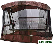 АМС эконом 220x145x175 см (черно-коричневый)