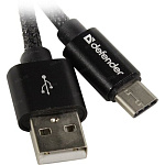 Картинка Кабель Defender USB09-03T Pro (черный)
