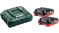 Картинка Батарея аккумуляторная Metabo Basic-Set 12V + SC30 (685301000)