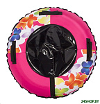 Картинка Тюбинг Snowstorm BZ-80 BUTTERFLY V2 W112908 (80 см, розовый с черным)