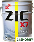 Картинка Моторное масло ZIC X7 LS 5W-30 20л