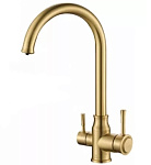 Картинка Смеситель ZorG Steel Hammer SH 763 INOX PVD (бронзовый)