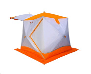 Картинка Зимняя палатка Пингвин Призма Шелтерс (2 слоя, бело-оранжевый)