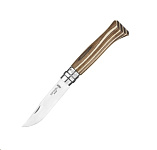 Картинка Нож туристический OPINEL №08 / 002388 (нержавеющая сталь, береза, коричневый)