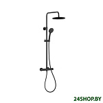 Картинка Душевая система Armatura Moza Black 5736-910-81