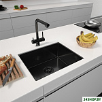 ECO AR 550*450 BLACK PVD NANO DECOR VOLCANIC ROCK