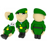 Картинка Флеш-память Iconik Flash Drive Солдат 8 Гб (RB-SOLDM-8GB)