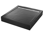 Картинка Душевой поддон WeltWasser TRS 100 Stone-BL 100x100