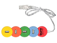 Картинка USB-хаб Buro BU-HUB4-0.5-U2.0-Snake