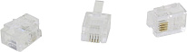 Картинка Коннектор RJ-12 6P4C (100 шт.)