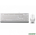 Клавиатура + мышь A4Tech Fstyler F1010 (белый/серый)