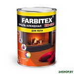 Картинка Эмаль Farbitex ПФ-266 1.8 кг (красно-коричневый)