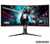 Картинка Монитор AOC CU34G2/BK