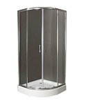 Картинка Душевой уголок BelBagno UNO-R-2-85-P-Cr 85x85 (рифленое стекло)