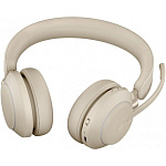 Картинка Наушники Jabra Evolve2 65 MS Stereo USB-A (бежевый)